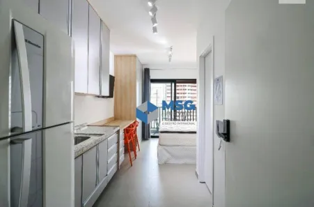 Apartamento com 1 Quarto para alugar, 24m² no Paraíso, São Paulo