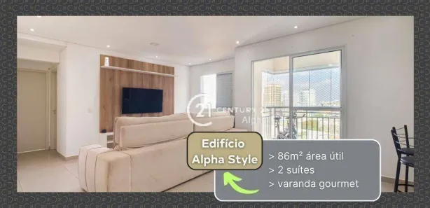 Apartamento com 2 Quartos à venda, 86m² no Alphaville Centro Industrial e Empresarial/Alphaville., Barueri