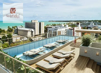 Flat com 1 Quarto à venda, 60m² no Cabo Branco, João Pessoa