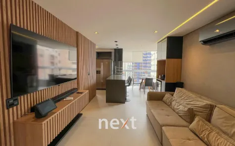 Apartamento com 1 Quarto para alugar, 51m² no Cambuí, Campinas