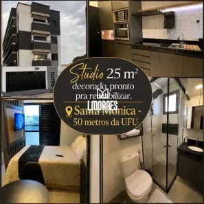 Apartamento com 1 Quarto à venda, 25m² no Santa Mônica, Uberlândia
