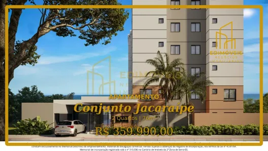 Apartamento com 2 Quartos à venda, 76m² no Conjunto Jacaraípe, Serra