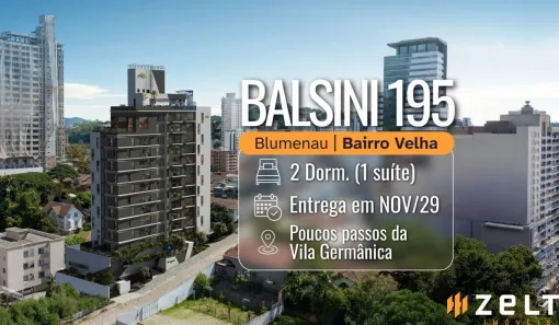 Apartamento com 2 Quartos à venda, 61m² no Velha, Blumenau