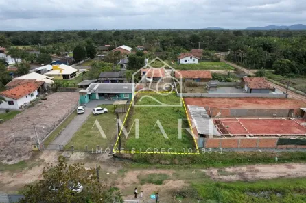 Lote/Terreno à venda, 525m² no Praia do Ervino, São Francisco do Sul