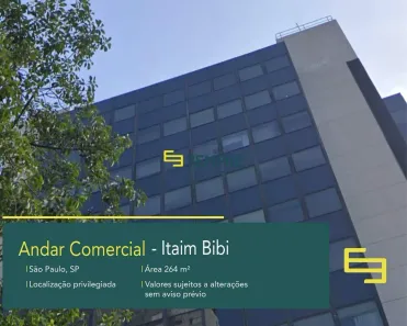 Imóvel Comercial para alugar, 264m² no Itaim Bibi, São Paulo