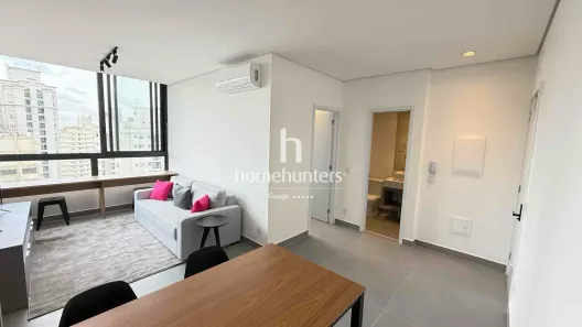 Apartamento com 1 Quarto para alugar, 46m² no Cambuí, Campinas