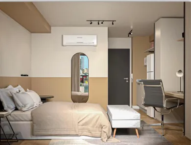 Apartamento com 1 Quarto para venda ou aluguel, 28m² no Vila Cordeiro, São Paulo