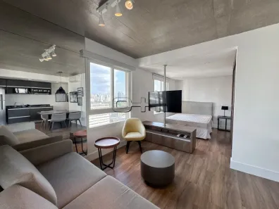 Apartamento com 1 Quarto para alugar, 61m² no Cidade Monções, São Paulo