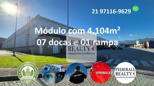 Galpão/Depósito/Armazém para alugar, 4104m² no Mantiquira, Duque de Caxias