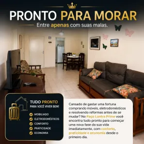 Apartamento com 2 Quartos para alugar, 78m² no Boqueirão, Praia Grande
