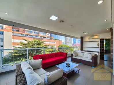 Apartamento com 4 Quartos para alugar, 225m² no Cidade Monções, São Paulo