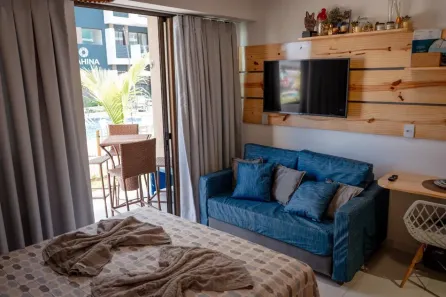 Apartamento com 1 Quarto para alugar, 29m² no Porto de Galinhas, Ipojuca