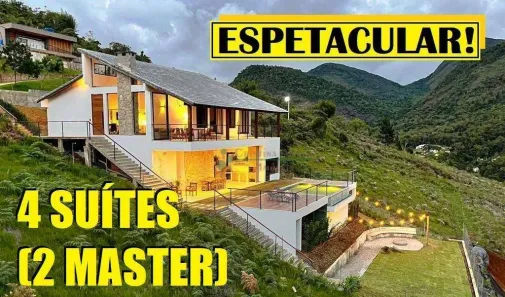Casa de Condomínio com 4 Quartos à venda, 310m² no Vargem Grande, Teresópolis
