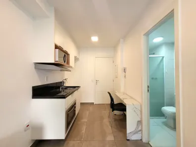Apartamento com 1 Quarto para alugar, 26m² no Mirandópolis, São Paulo