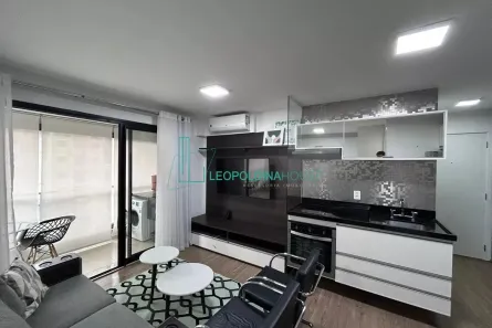 Apartamento com 1 Quarto para alugar, 38m² no Campo Belo, São Paulo