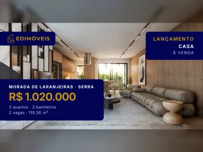 Casa com 3 Quartos à venda, 115m² no Morada de Laranjeiras, Serra