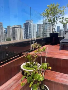 Cobertura com 1 Quarto à venda, 110m² no Cidade Monções, São Paulo