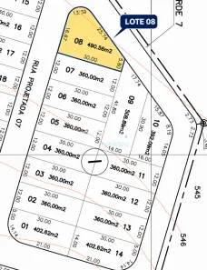 Lote/Terreno à venda, 491m² no , Bady Bassitt