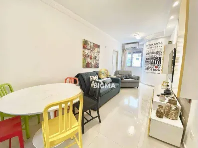 Apartamento com 1 Quarto à venda, 55m² no Jardim Las Palmas, Guarujá