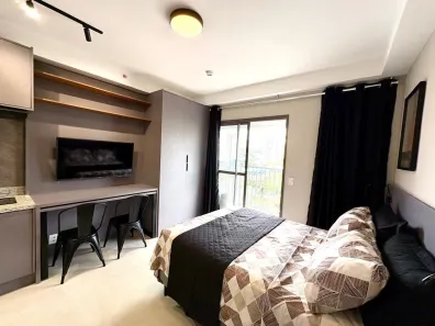 Apartamento com 1 Quarto para alugar, 28m² no Jardim Aurélia, São Paulo