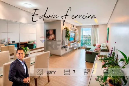 Apartamento com 3 Quartos para alugar, 80m² no Guará II, Brasília