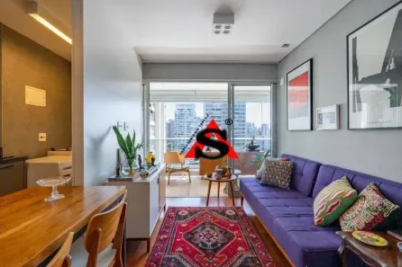 Apartamento com 1 Quarto à venda, 48m² no Cidade Monções, São Paulo