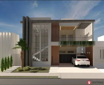 Sobrado com 3 Quartos à venda, 257m² no Porto Madero Residence, Presidente Prudente