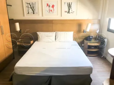 Apartamento com 1 Quarto para alugar, 26m² no Indianópolis, São Paulo
