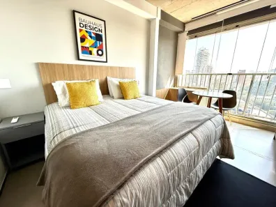 Apartamento com 1 Quarto para alugar, 22m² no Jardim Monte Verde, São Paulo