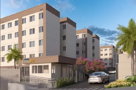 Apartamento com 2 Quartos à venda, 38m² no Caji, Lauro de Freitas