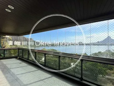 Apartamento com 4 Quartos para alugar, 160m² no Lagoa, Rio de Janeiro