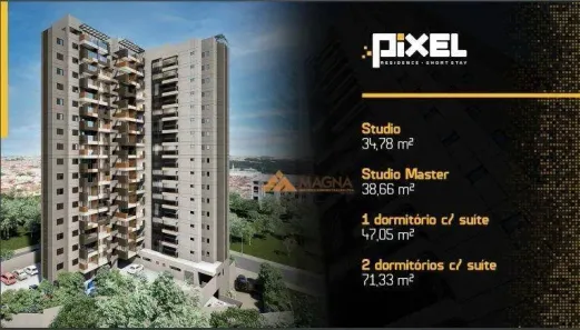 Apartamento com 1 Quarto à venda, 39m² no Vila Monte Alegre, Ribeirão Preto
