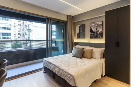 Apartamento com 1 Quarto para alugar, 22m² no Itaim Bibi, São Paulo