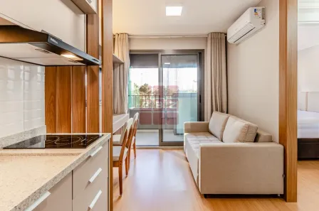 Apartamento com 1 Quarto para alugar, 30m² no Vila Clementino, São Paulo