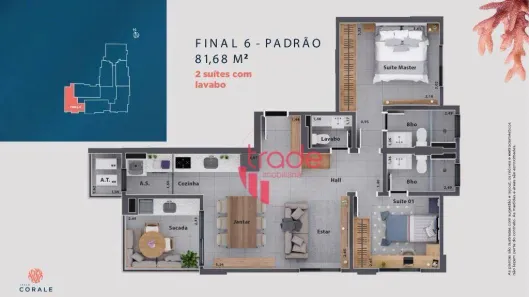 Apartamento com 2 Quartos à venda, 82m² no Nova Aliança, Ribeirão Preto
