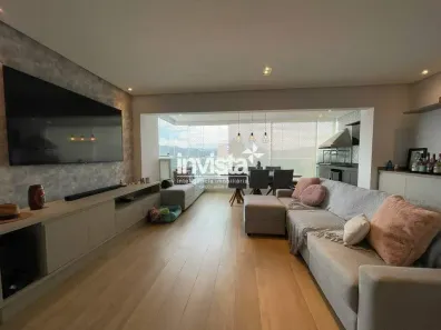 Apartamento com 2 Quartos para alugar, 88m² no Campo Grande, Santos