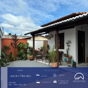 Casa com 3 Quartos à venda, 130m² no Jardim Planalto, Parnamirim