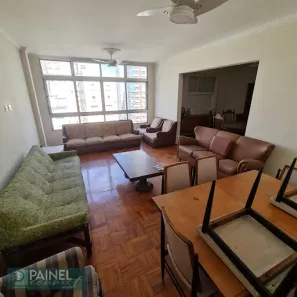 Apartamento com 3 Quartos para alugar, 140m² no Gonzaga, Santos