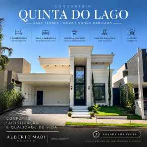Casa com 3 Quartos para alugar, 220m² no Quinta do Lago Residence, São José do Rio Preto