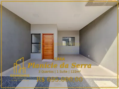 Casa com 3 Quartos à venda, 122m² no Planície da Serra, Serra