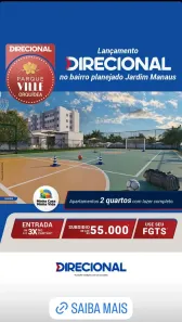 Apartamento com 2 Quartos à venda, 41m² no Lago Azul, Manaus