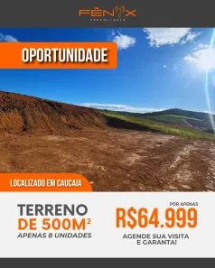 Lote/Terreno à venda, 500m² no Parque Caucaia (Caucaia do Alto), Cotia