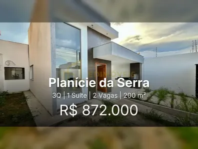 Casa com 3 Quartos à venda, 200m² no Planície da Serra, Serra