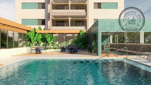 Apartamento com 2 Quartos à venda, 93m² no Canto do Forte, Praia Grande