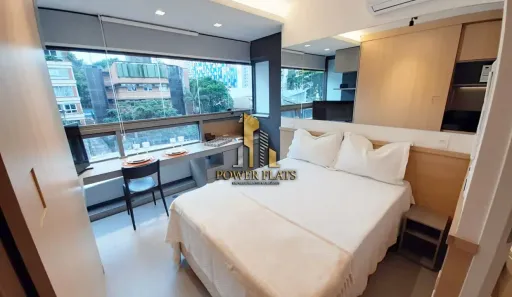 Apartamento com 1 Quarto para alugar, 20m² no Pinheiros, São Paulo
