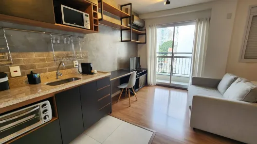 Apartamento com 1 Quarto para alugar, 28m² no República, São Paulo