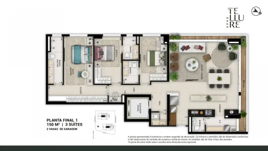 Apartamento com 3 Quartos à venda, 150m² no Serrinha, Goiânia