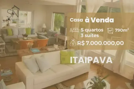 Casa com 5 Quartos à venda, 1090m² no Itaipava, Petrópolis