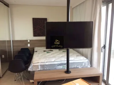 Flat com 1 Quarto para alugar, 36m² no Pinheiros, São Paulo