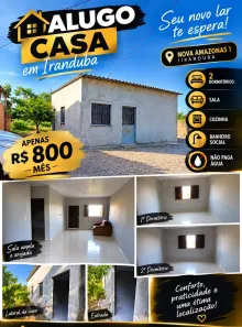Casa com 2 Quartos para alugar, 200m² no Iranduba, Iranduba